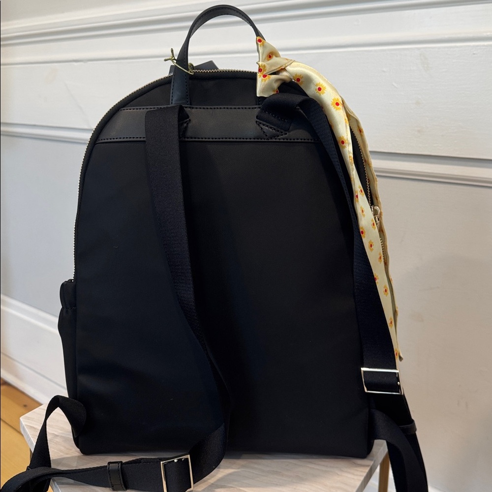Kate Spade Carter Large Nylon Black Backpack NWT - Picture 4 of 17